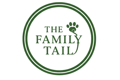 Green Circle Border Family Tail Logo